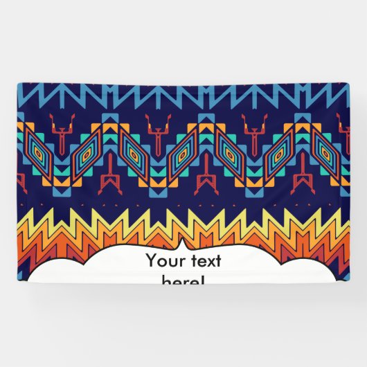 Tribaal ontwerp abstract ontwerp spandoek (Horizontaal)