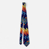 Tribaal ontwerp abstract ontwerp stropdas (Achterkant)