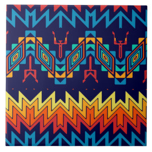 Tribaal ontwerp abstract ontwerp tegeltje