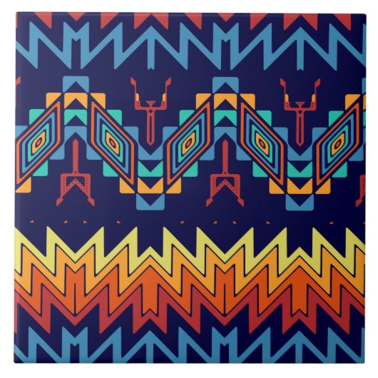 Tribaal ontwerp abstract ontwerp tegeltje (Voorkant)