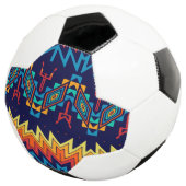 Tribaal ontwerp abstract ontwerp voetbal (Drie kwart)