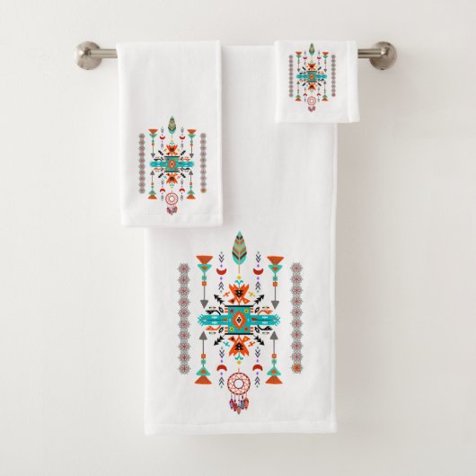 Tribaal ontwerp bad handdoek (Insitu)