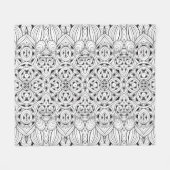 Tribaal ontwerp fleece deken (Voorkant (Horizontaal))