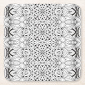 Tribaal ontwerp kartonnen onderzetters (Voorkant)