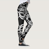 Tribaal ontwerp voor zwart en wit imperium leggings (Rechts)
