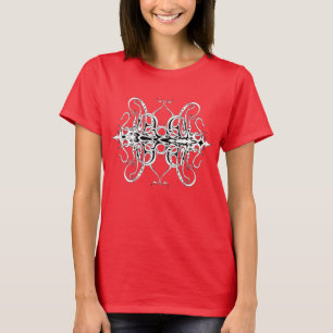 Tribaal ontwerp voor zwart en wit imperium t-shirt
