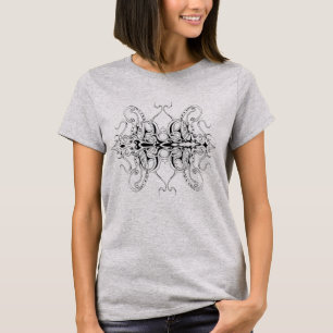 Tribaal ontwerp voor zwart en wit imperium t-shirt