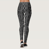 Tribaal ontwerp voor zwarte moderne muddoeken leggings (Achterkant)