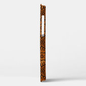 Tribaal patroon in Gold Hoesje-Mate iPhone Case (Achterkant / Links)