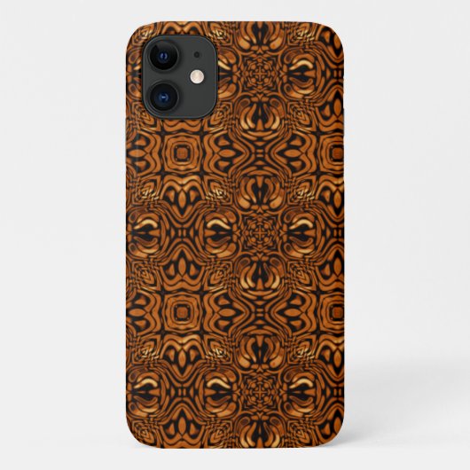 Tribaal patroon in goud Case-Mate iPhone case (Achterkant)