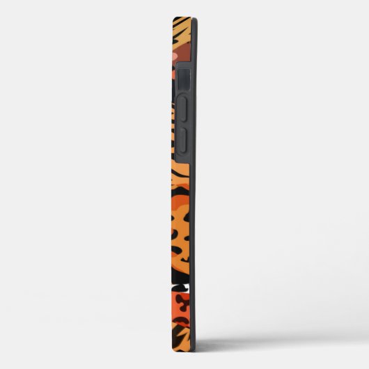 Tribaal patroon van Waterverf bij Oerwouden Case-Mate iPhone Case (Achterkant / Links)