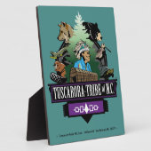 Tribaal plaque van ~Tuscarora Tribe of NC ~ Fotoplaat (Zijkant)