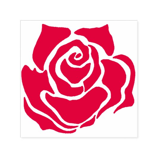 Tribaal Roos Zelfinktende Stempel (Design)