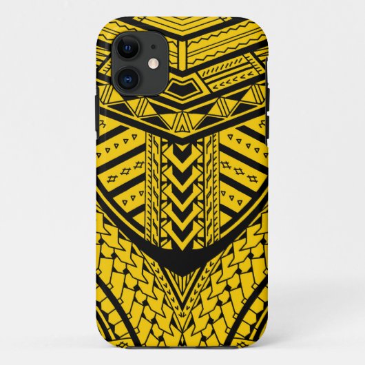 Tribaal Samoaans tattoo in symmetrie Case-Mate iPhone Case (Achterkant)