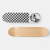 Tribaal Skeleton Tattoo & Checkers Skateboard (Horizontaal)