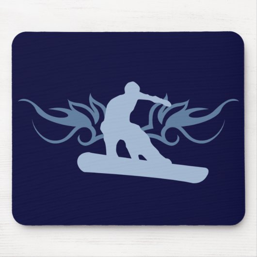 tribaal snowboarden. muismat (Voorkant)