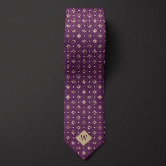 Tribaal Tattoo monogram Stropdas