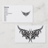 tribaal-vector-klipart-5, Naam, Adres 1, Adres... Visitekaartje (Voorkant / Achterkant)