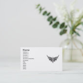 tribaal-vector-klipart-5, Naam, Adres 1, Adres... Visitekaartje (Staand voorkant)