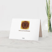 tribaal wenskaart kaart (Achterkant)