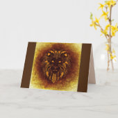 tribaal wenskaart kaart (Gele Bloem)