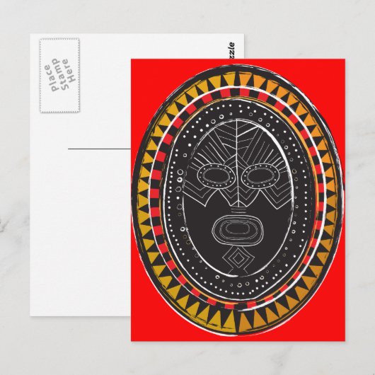 Tribal3 Briefkaart (Voorkant / Achterkant)