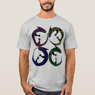 Tribal Aboriginal Tattoo Ethnografische Pagan Liza T-shirt