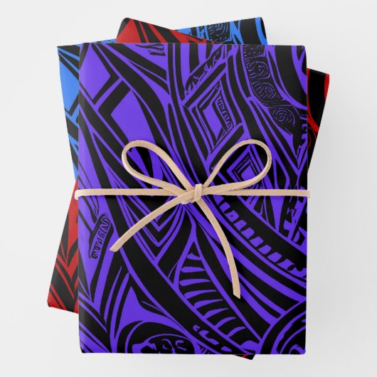 Tribal Abstract Pattern Collectie Inpakpapier Vel (In situ)