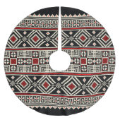 Tribal Abstract Pattern Kerstboom Rok (Voorkant)