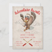 Tribal Adventure Indische Verjaardagsfeest Kaart (Voorkant)