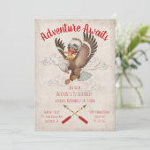 Tribal Adventure Indische Verjaardagsfeest Kaart (Staand voorkant)