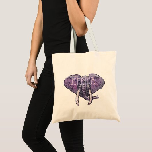 Tribal Africa Elephant Canvas tas (Voorkant (product))