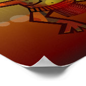 Tribal African Dance Poster (Hoek)