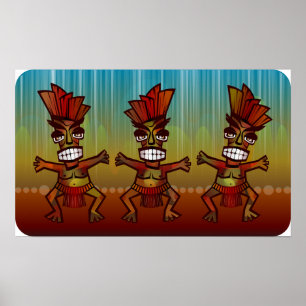 Tribal African Dance Poster
