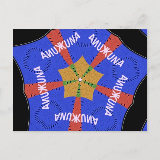 Tribal African Design: Hakuna Matata Briefkaart (Voorkant)