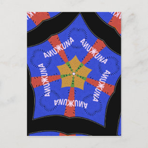 Tribal African Design: Hakuna Matata Briefkaart