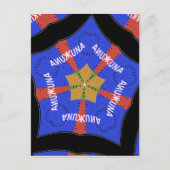 Tribal African Design: Hakuna Matata Briefkaart (Voorkant)