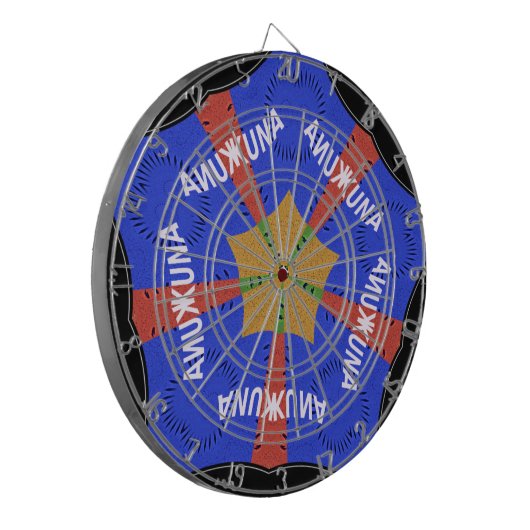 Tribal African Design: Hakuna Matata Dartbord (Voorkant Links)
