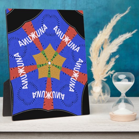 Tribal African Design: Hakuna Matata Fotoplaat (Zijkant)