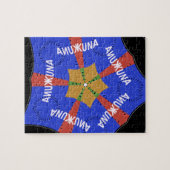 Tribal African Design: Hakuna Matata Legpuzzel (Horizontaal)