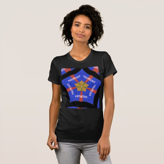 Tribal African Design: Hakuna Matata T-shirt (Voorkant volledig)