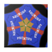 Tribal African Design: Hakuna Matata Tegeltje (Voorkant)