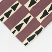 Tribal Afrikaans Chevron Patroon Fleece Deken (Hoek)