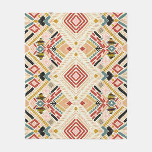 Tribal Afrikaanse Chevron Aztec Patroon Fleece Deken