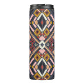 Tribal Afrikaanse Chevron Aztec Patroon Thermosbeker (Achterkant)