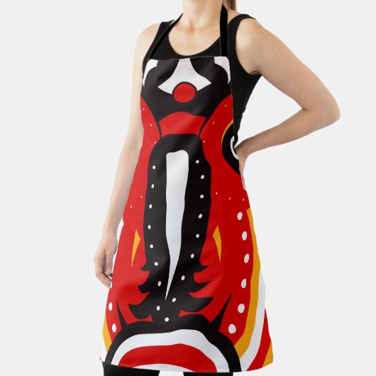 Tribal Afro Mask Schort (Insitu)