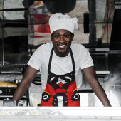 Tribal Afro Mask Schort