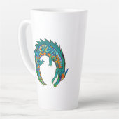 Tribal Alligator Latte Mok (Linkerhoek)