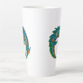 Tribal Alligator Latte Mok (Voorkant)