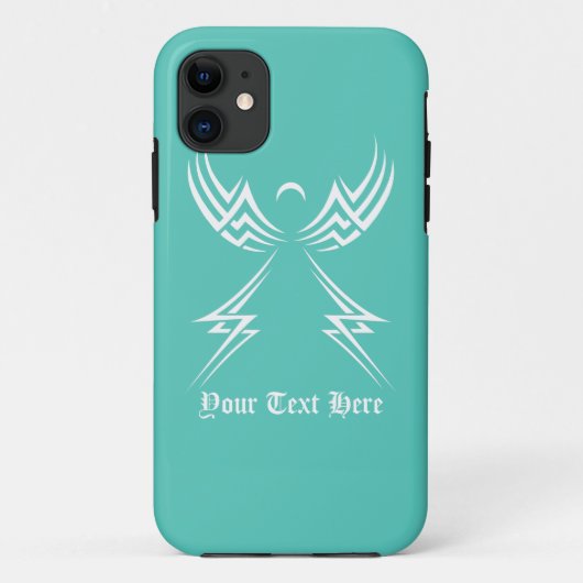 Tribal Angel aangepaste iPhone-case Case-Mate iPhone Case (Achterkant)